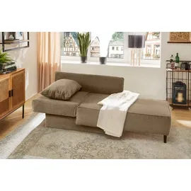 Jockenhöfer Recamiere Rex Cord Grau Taupe