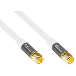 Good Connections Antennenkabel SmartFLEX 5m F-Stecker zu F-Stecker 120dB weiß