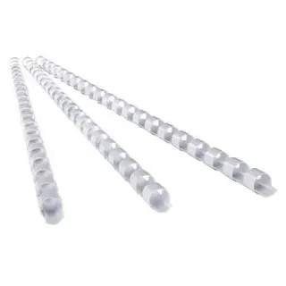 GBC Plastikbinderücken - 8 mm, weiß,