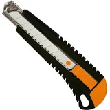 Fiskars Cuttermesser mit Metallführung, 18 mm, Orange/Schwarz, 1003749