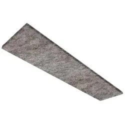 ISOLED Akustikabsorber H25 für Leuchtenrahmen mit Innenformat 320x1500mm grau