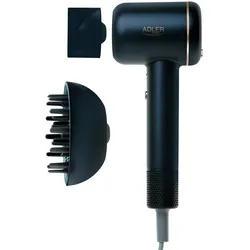 Adler AD 2270 SUPERSPEED Ionen Haartrockner blau Diffusor LED-Display