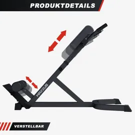 Maxxus Hyperextension Rückentrainer Schwarz