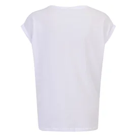 URBAN CLASSICS Extended Shoulder Tee Schwarz/Weiß 5XL