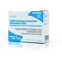 100 x Hygisun COVID-19 Antigen Selbsttest Spucktest für die Eigenanwendung CE1434 1er Pack  1 Stück