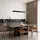 LUCANDE Mylosh 1-flg. 110 cm modern schwarz Aluminium