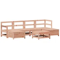 VidaXL 7-tlg. Garten-Sofagarnitur Massivholz Douglasie