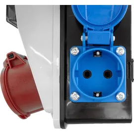 Doktorvolt Wandverteiler XS-S 16A 2x230V IP44 Stromverteiler Komplett Verdrahtet Doktorvolt DV-5107-D