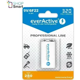 Everactive Akku 9V 320 mAh 1 St.