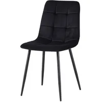 Hti-Living Stuhl Mesa Velvet Schwarz