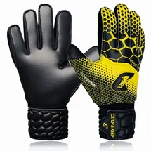 CATCH & KEEP Torwarthandschuhe Gelb/Schwarz 6