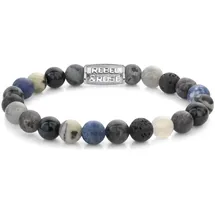 Rebel & Rose Mountain High Herren-Armband Edelstahl silberfarben RR-80114-S Größe 19 cm