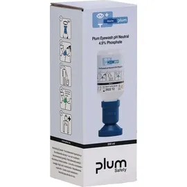 PLUM SAFETY APS Augenspülflasche pH Neutral 200ml 3Jahre(ungeöffnete Flasche) DIN EN15154-4 Plum