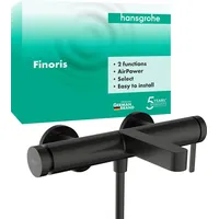 Hansgrohe Finoris Einhebel-Wannenarmatur Aufputz, Ausladung 194 mm, 76420340,