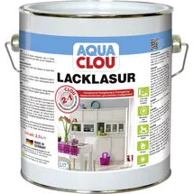AQUA CLOU Lack-Lasur weiß 2,5 l