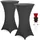 DETEX Stehtischhusse Grau 70-75 cm 2er Set