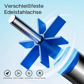 Wiltec CHJ-500-10 ECO Teichpumpe 500 l/h / 7 W, energiesparende Filterpumpe, Bachlaufpumpe für Koiteiche, Umwälzpumpe, Gartenteichpumpe