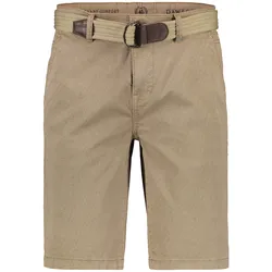 Bermudas LERROS "LERROS Chino-Bermuda für Herren", Herren, Gr. 6XL, beige (dune beige), 98% Baumwolle, 2% Elasthan, Hosen