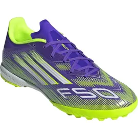adidas F50 League TF Herren Purple Rush/Ftwr White/Lucid Lemon 44