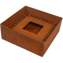 Estexo Springbrunnen Cortenstahl Set 50x50x80 cm