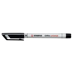 10 STABILO OHPen universal Folienstifte schwarz 1,0 mm non-permanent