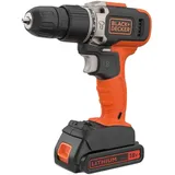 Black & Decker Akku-Schlagbohrschrauber inkl. 1 x 1,5 Ah + Transporttasche