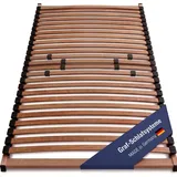 LEO BASIC Lattenrost 26 Leisten mit 8 Schieber 90x200 cm Birke/Buche