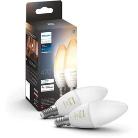 Philips Hue White Ambiance E14 4W, 2er-Pack (929002294404)