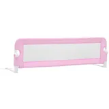 vidaXL Bettschutzgitter 180 cm rosa