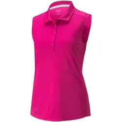 PUMA Gamer ärmelloses Golf Poloshirt Damen festival fuchsia XL