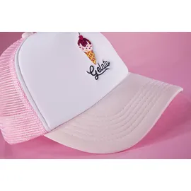 myrtle-beach 5 Panel Kinder Mesh Cap weiß/pink one size