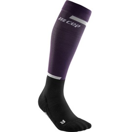 CEP Damen the run socks, tall, v4, w, violet/black, IV
