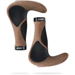 AARON Horn Kork Fahrradgriffe - Mit Gel-Dämpfung