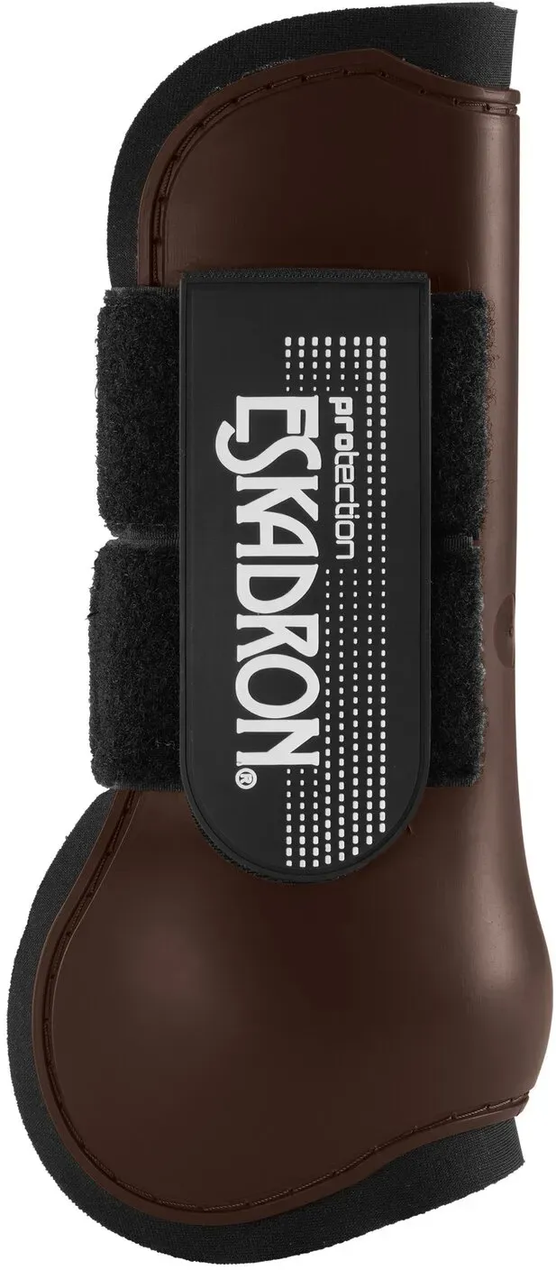 ESKADRON Springgamaschen Protection-Boot, vorne darkbrown Warmblut
