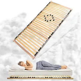 Coemo BASIC Lattenrost 80 x 220 cm Überlänge starr nicht verstellbar 7 Zonen