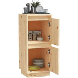 vidaXL Sideboard 31,5x34x75 cm Massivholz Kiefer