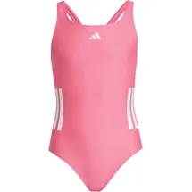 adidas 3 Stripes C-back Badeanzug Pink/Weiß 128
