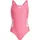 adidas 3 Stripes C-back Badeanzug Pink/Weiß 128