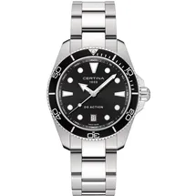 Certina DS Action 40mm C048.410.11.051.00 Taucheruhr Quarz Stahl/Schwarz 30 bar