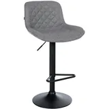 CLP Barhocker Kasson dunkelgrau/Stoff