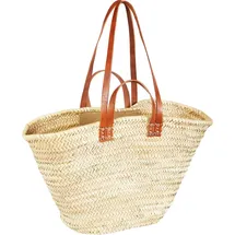 Marrakesch Orient & Mediterran Interior Palmera Shopper Leder Beige/Braun