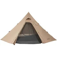 Vevor Campingzelt für 4 Personen, Tipi-Zelt mit Ofenanschluss & Innenzelt, tragbare Wintercampingzelte mit Schneefang, wasserdichte 4-Jahreszeiten-Schutzzelte zum Angeln & Rucksackreisen