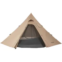 Vevor Campingzelt für 4 Personen, Tipi-Zelt mit Ofenanschluss & Innenzelt, tragbare Wintercampingzelte mit Schneefang, wasserdichte 4-Jahreszeiten-Schutzzelte zum Angeln & Rucksackreisen