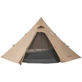 Vevor Campingzelt für 4 Personen, Tipi-Zelt mit Ofenanschluss & Innenzelt, tragbare Wintercampingzelte mit Schneefang, wasserdichte 4-Jahreszeiten-Schutzzelte zum Angeln & Rucksackreisen