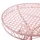 Beliani Gartentisch Ø 70 x 74 cm Rosa/Pink