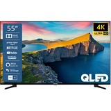 Telefunken QU55K800 55 Zoll QLED Fernseher/Smart TV (4K UHD, HDR Dolby Vision, Triple-Tuner, Bluetooth, WLAN, Netflix, uvm) - Inkl. 6 Monate HD+