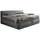 Stella Trading Boxspringbett – dark grey - H3/H4 - Microvelours - 180x200 cm