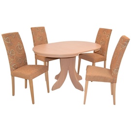 moebel-direkt-online möbel direkt online Tischgruppe- 5teilig Klara