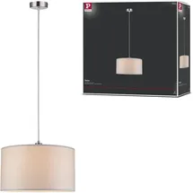Paulmann Tessa 1-flg. 45 cm rund Creme Metall/Textil
