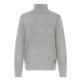 Oxmo Rollkragenpullover Grau XS